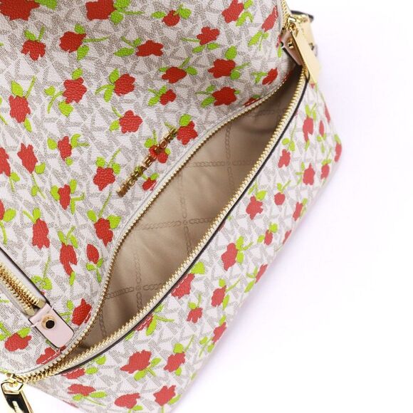 NWT Michael Kors Jet Set Rhea Zip FLORAL Backpack - Picture 12 of 16